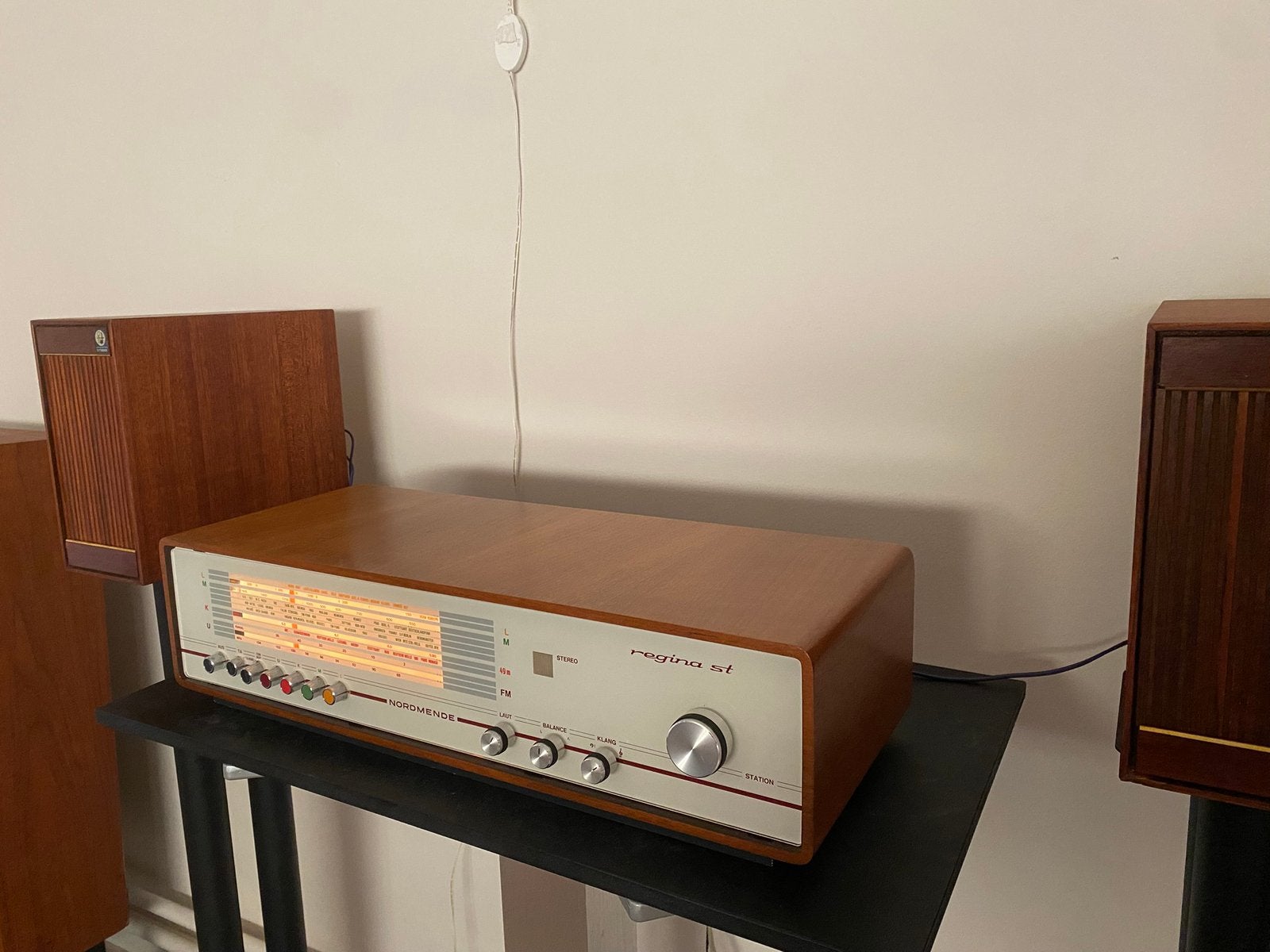 Nordmende Regina ST-Vintage Receiver (2x aux ingang), Zo goed als nieuw, Ophalen, Overige merken, Minder dan 60 watt