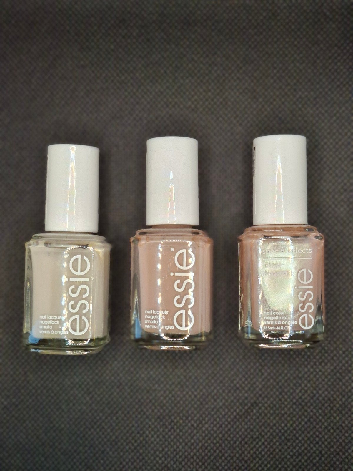 Essie Nagellak Set - 3 Nude Tinten 982, 980 en 17, Overige kleuren, Nieuw, Ophalen of Verzenden, Handen en Nagels
