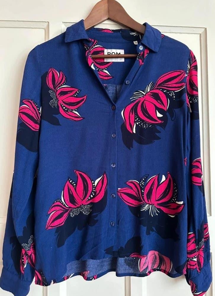 Leuke blouse maat 36 S van Pom Amsterdam, Pom Amsterdam, Ophalen of Verzenden, Zo goed als nieuw, Maat 36 (S)