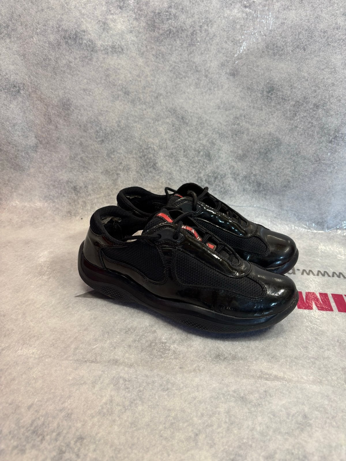 Prada Sneakers Zwart Maat 36, Ophalen of Verzenden, Gedragen, Zwart, Sneakers of Gympen