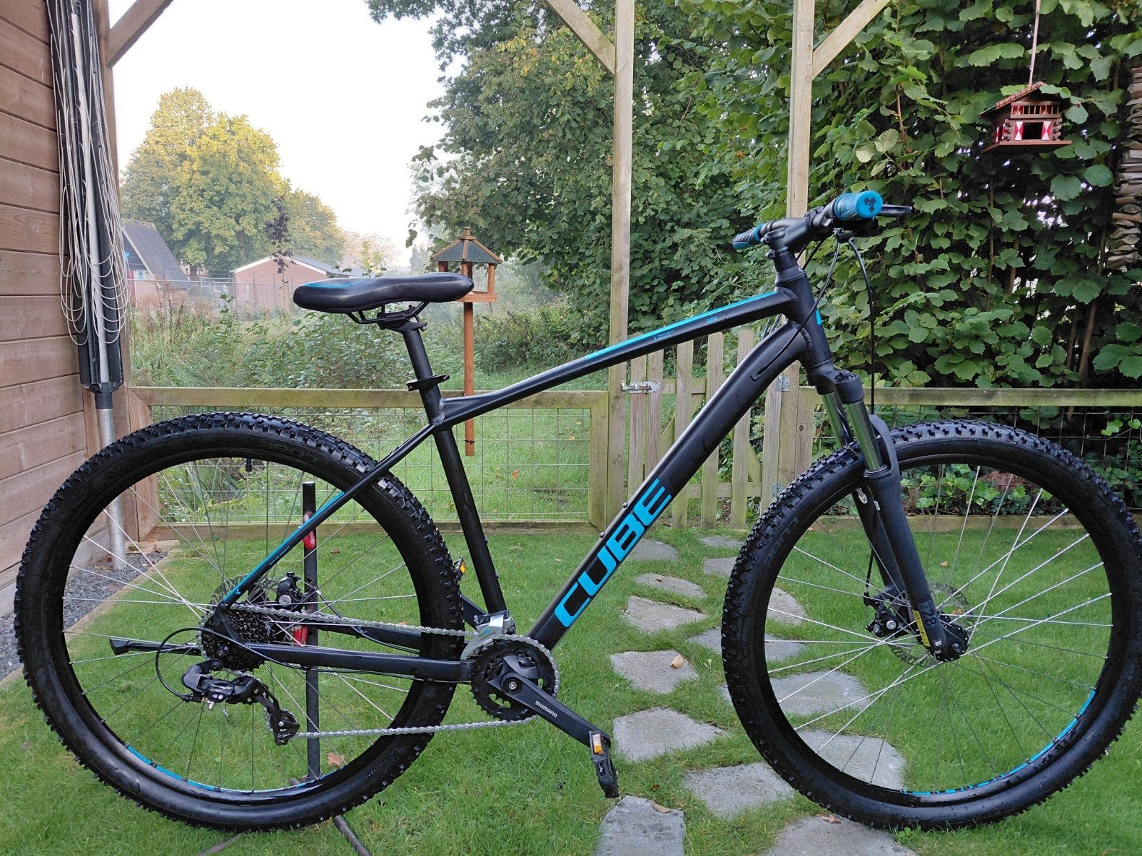 PUNTGAVE MOUNTAINBIKE CUBE 29 INCH BANDENMAAT, Fietsen en Brommers, Hardtail, 49 tot 53 cm, Zo goed als nieuw, Schijfrem