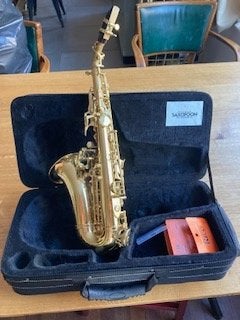roy benson sopraan sax, Ophalen, Zo goed als nieuw, Sopraan, Met koffer