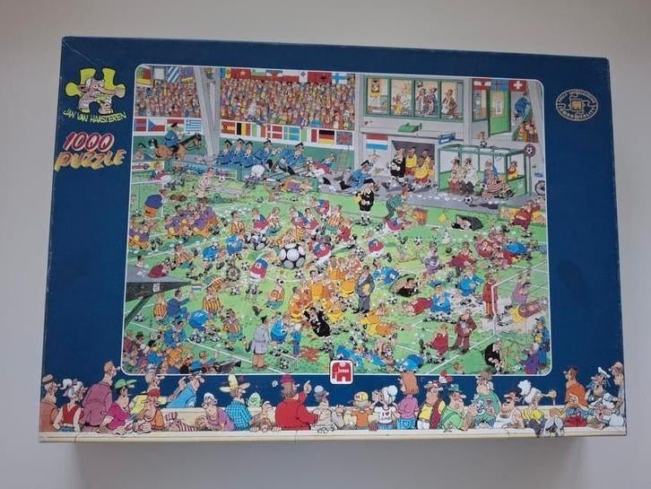 Jan van Haasteren Voetbal 1000 Stukjes, Hobby en Vrije tijd, Denksport en Puzzels, Ophalen, 500 t/m 1500 stukjes, Gebruikt, Legpuzzel