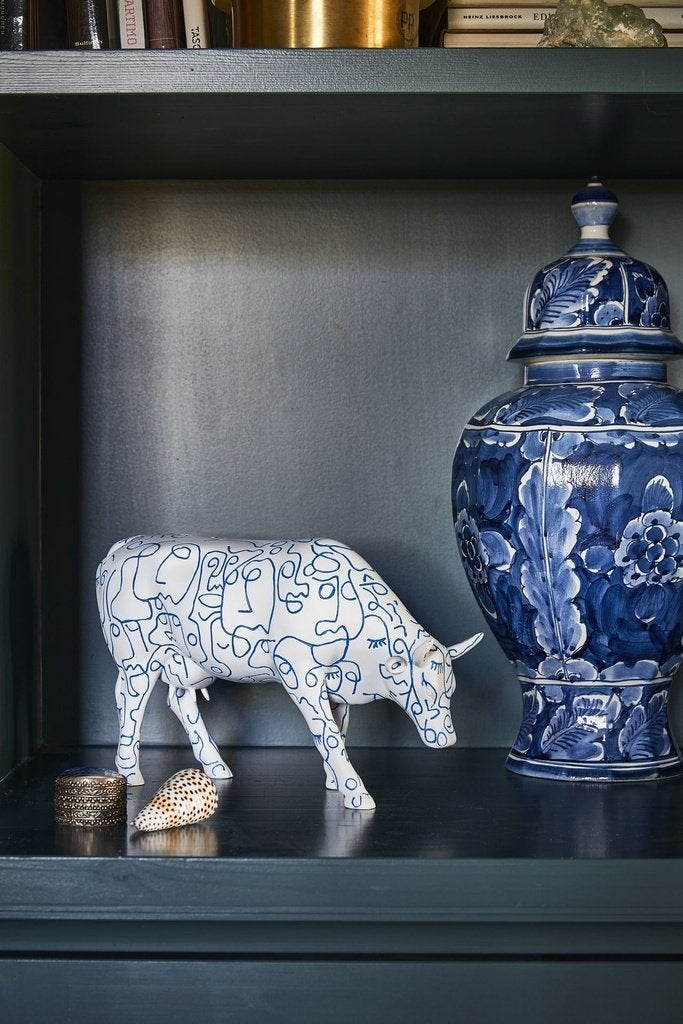 Nieuw Cow Parade koe Arty cow large gratis verzending., Ophalen of Verzenden