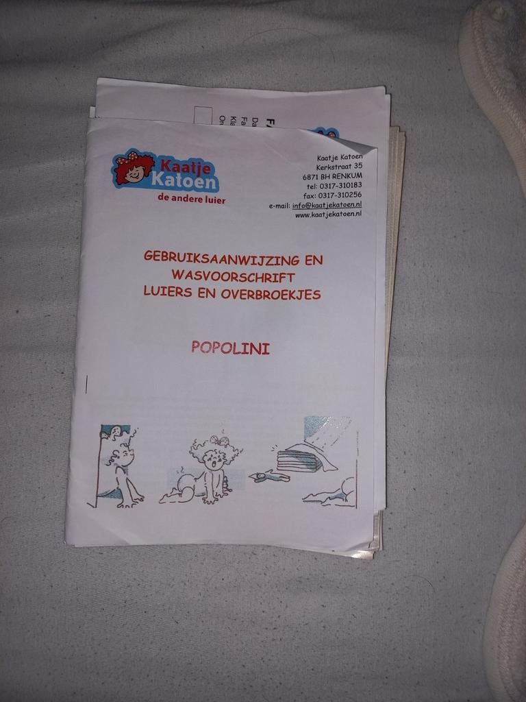 20 Popolini wasbare luiers, Ophalen of Verzenden, Gebruikt