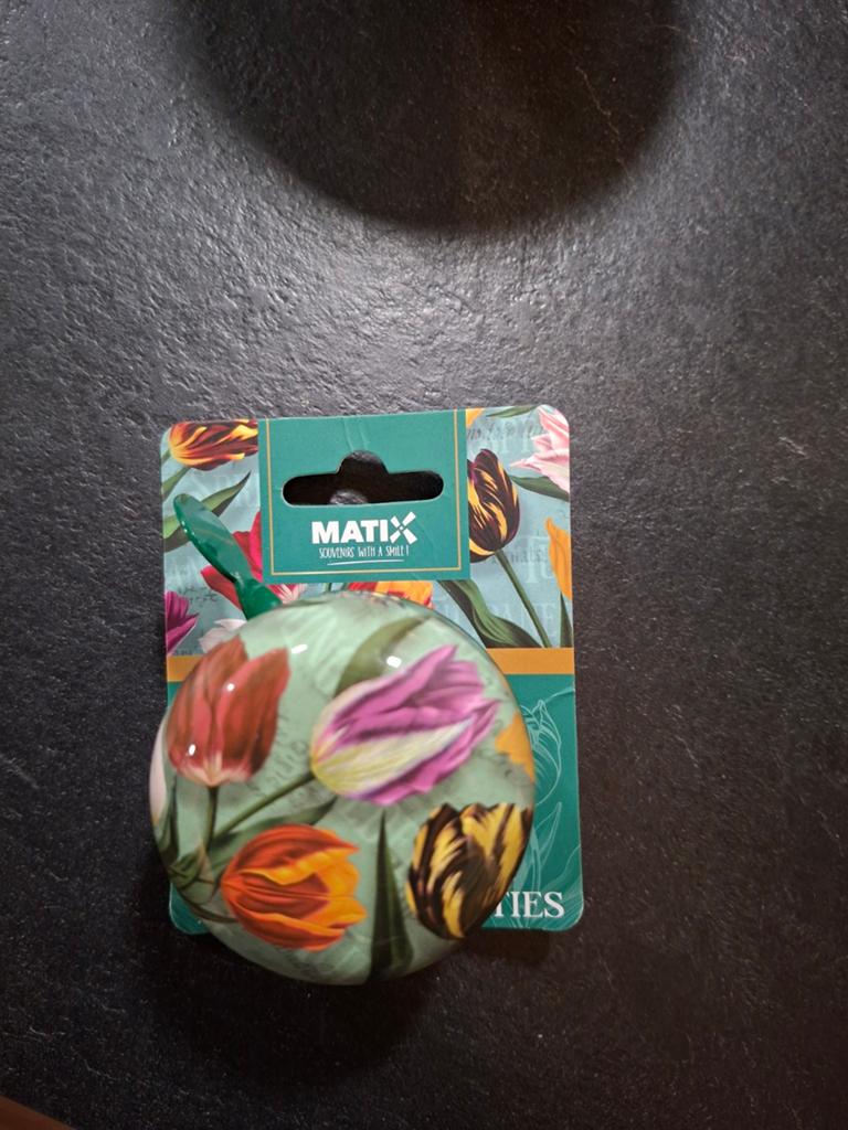 Mooie fietsbel met bloemen, Ophalen of Verzenden, Nieuw