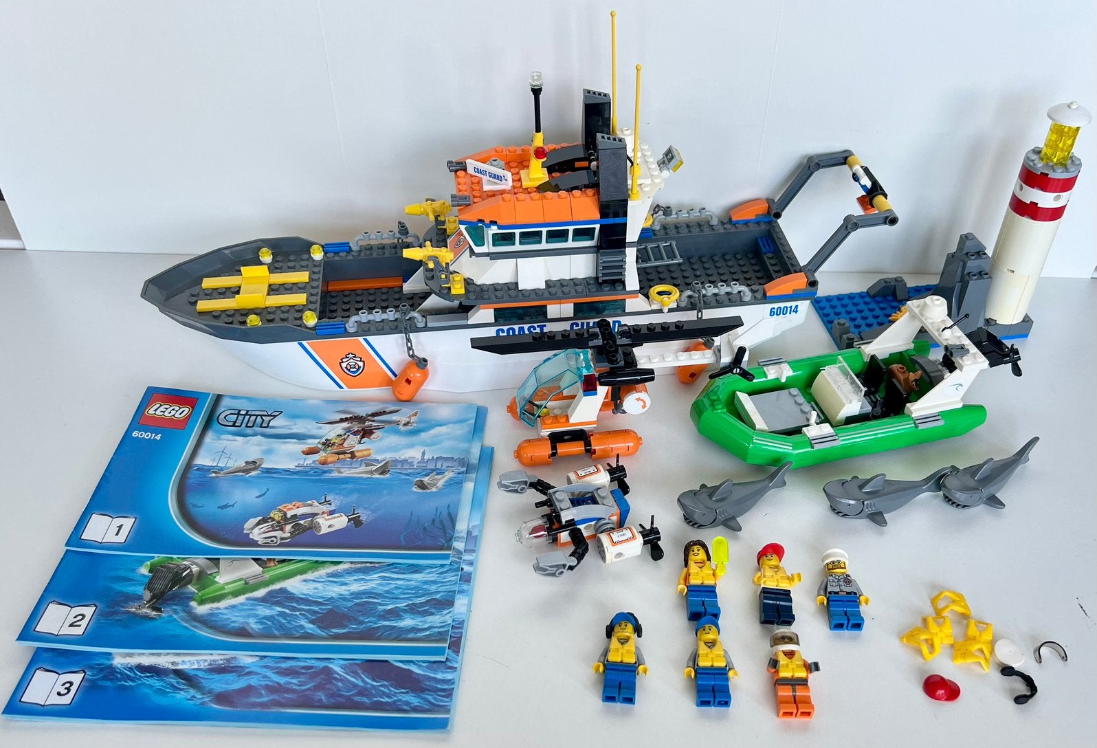 Lego 60014 kustwacht, Ophalen of Verzenden, Gebruikt, Lego