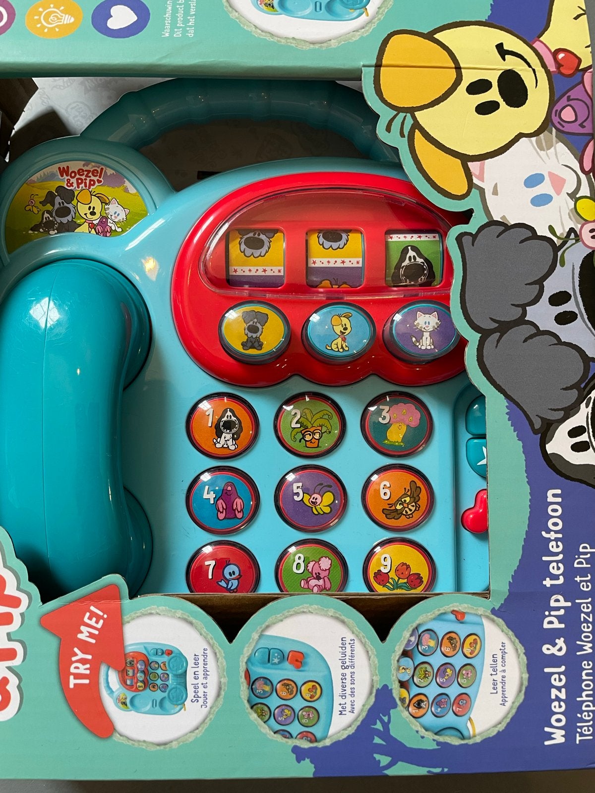 Woezel & Pip Telefoon - Interactief Speelgoed, Ophalen of Verzenden, Zo goed als nieuw, Overige typen, Met licht