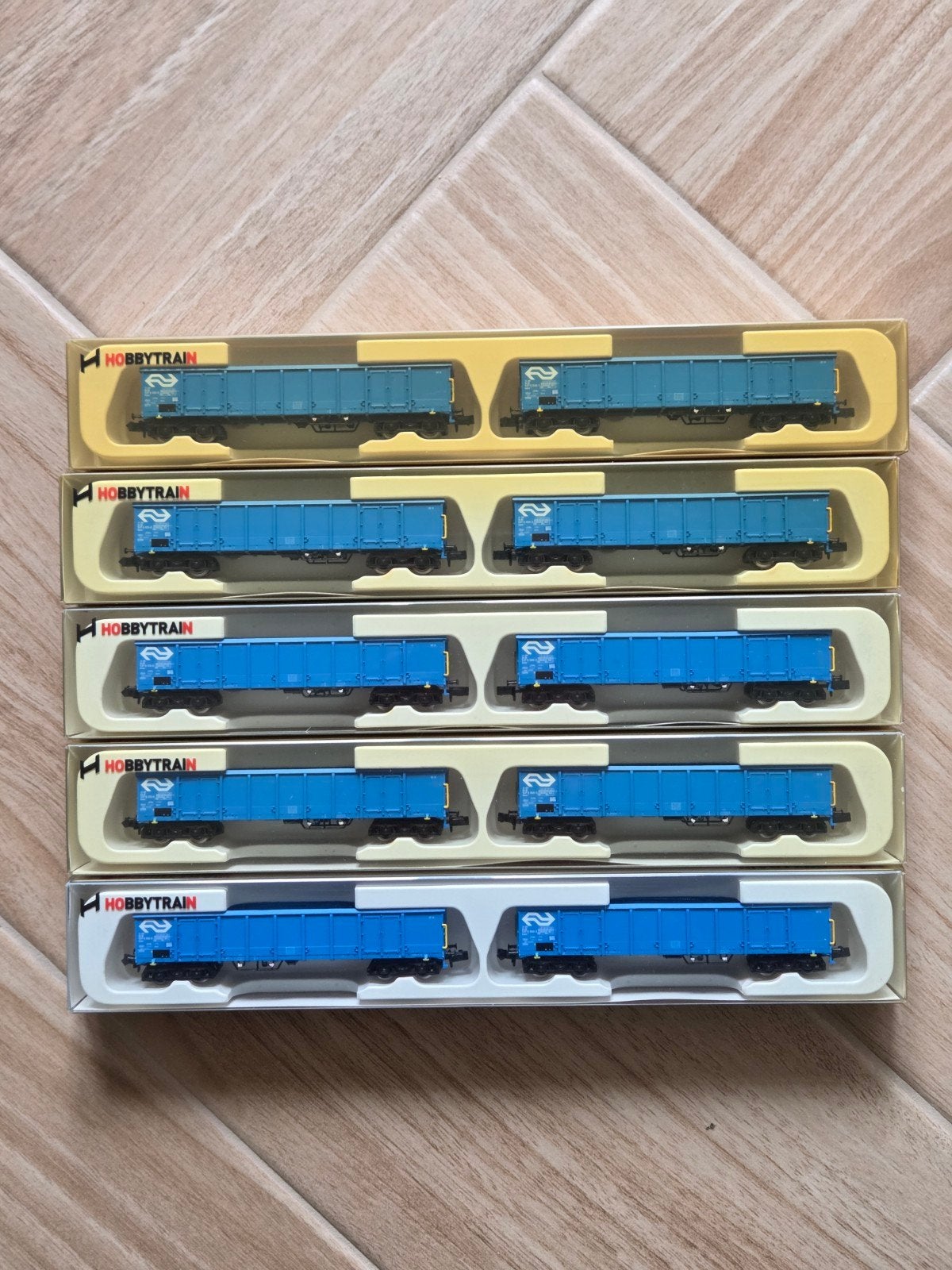 5x Arnold H23417 Eanos NS wagons Ep. V Spoor N, Arnold, Gelijkstroom, Ophalen of Verzenden, NS