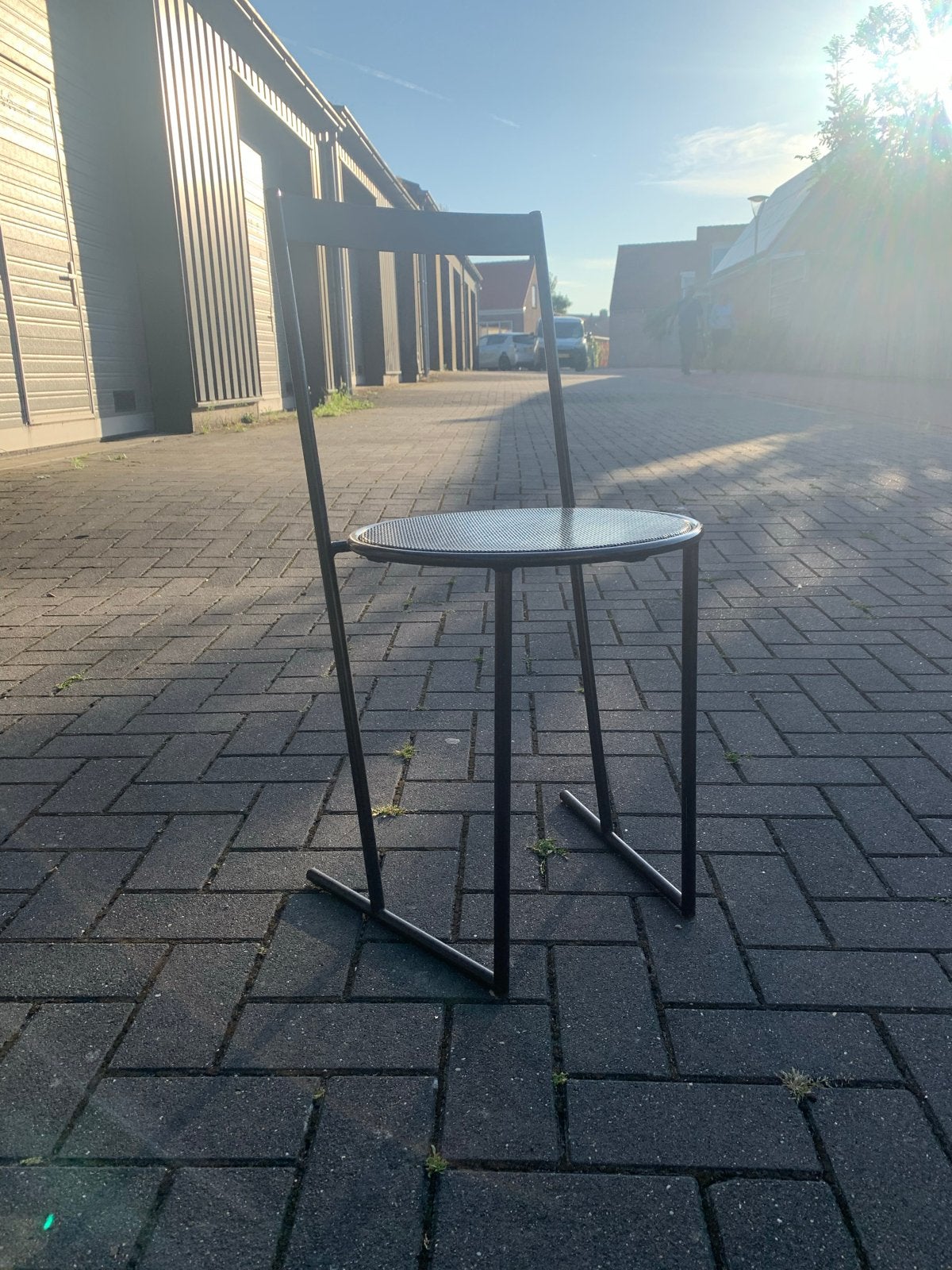 Zeldzame Italiaanse design stoelen Flyline / emilio nanni, Ophalen, Gebruikt, Vijf, Zes of meer stoelen