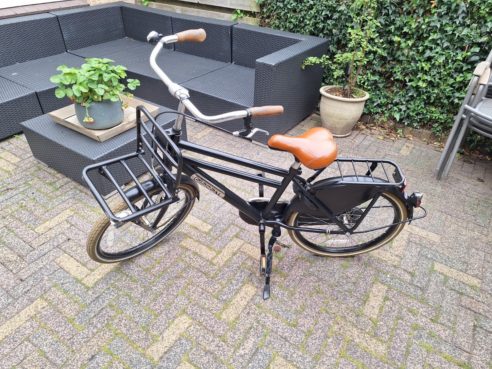 Popal 22 inch'' jongens transportfiets met voordrager, Terugtraprem, 22 inch, Gebruikt, Popal transport fiets