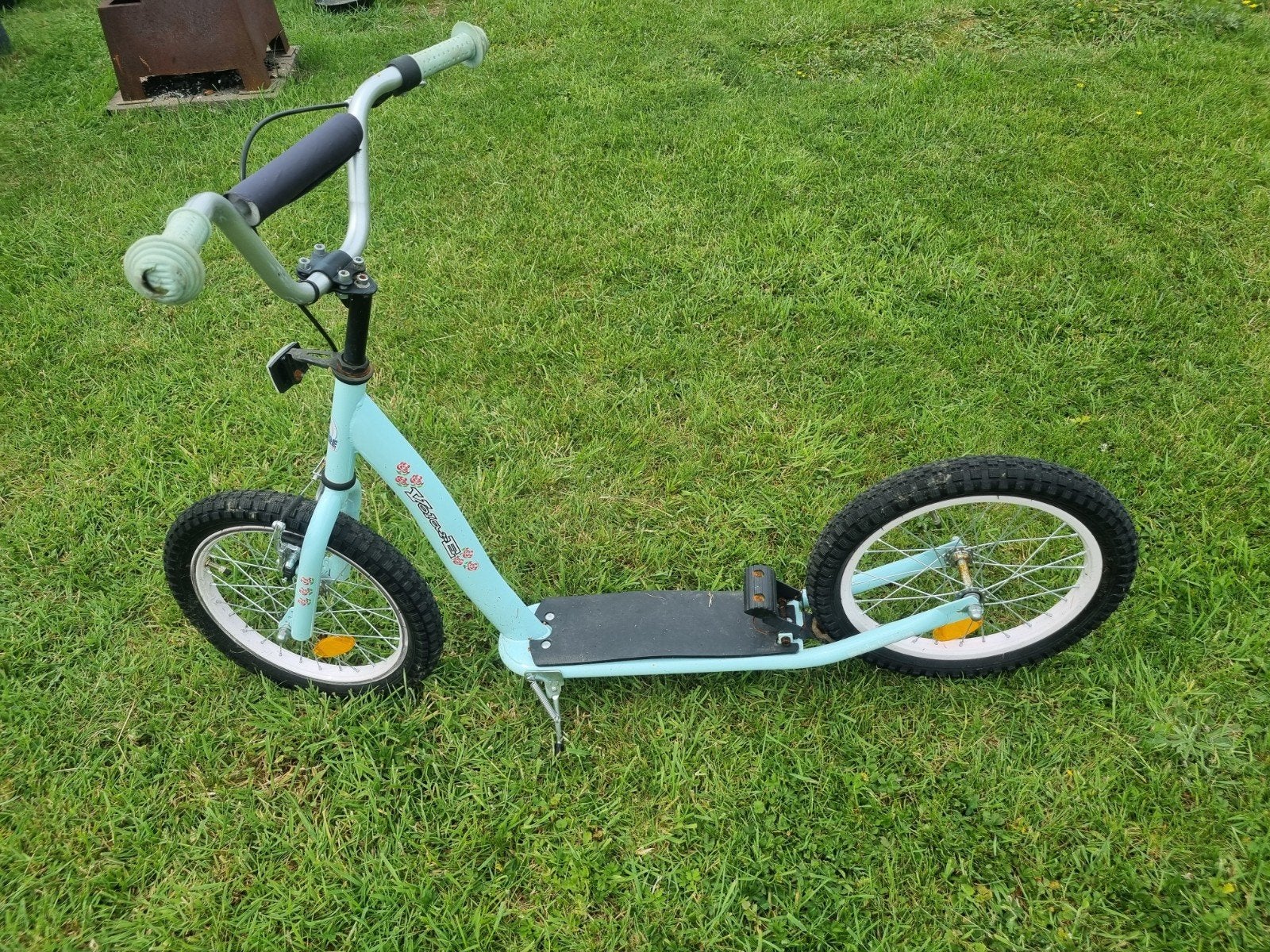 Volare kinderstep met handrem - Lichtblauw, Fietsen en Brommers, Steps, Ophalen, Gebruikt, Gewone step, Volare