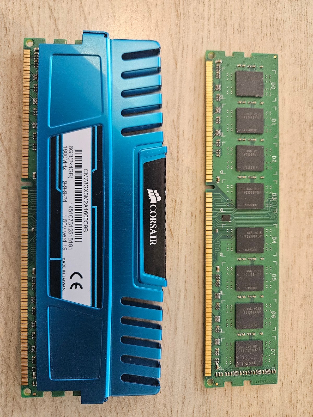Foto 2 van Corsair Vengeance 8GB RAM DDR3