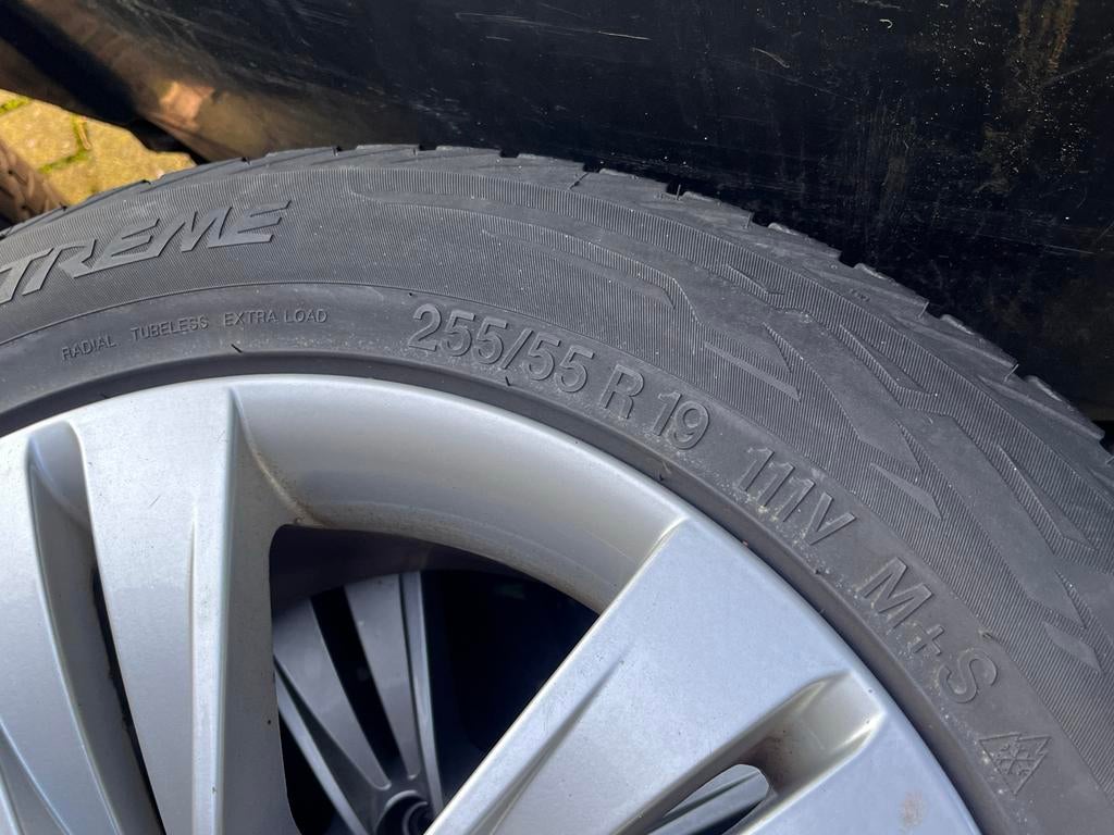 Winterbanden met velgen voor Range Rover Land Rover, Gebruikt, 255 mm, Banden en Velgen, Terreinwagen
