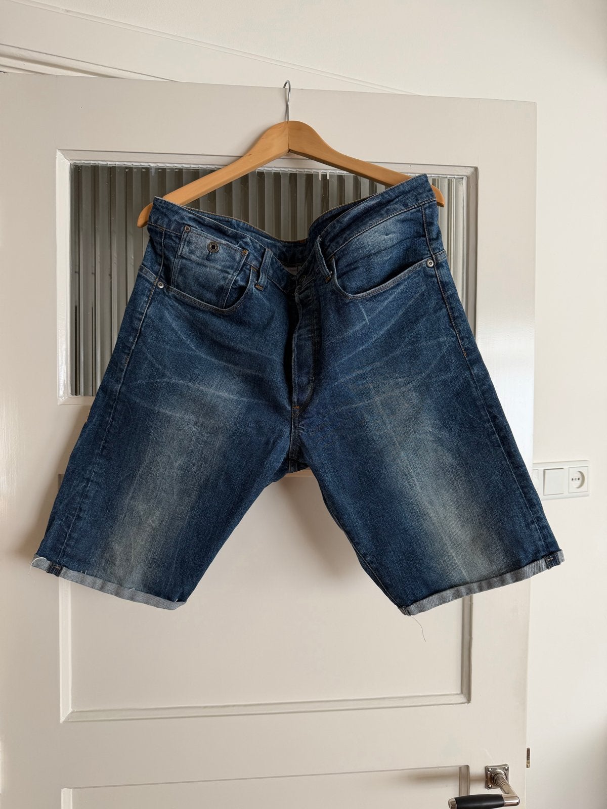 G-Star RAW Type-C 3D Tapered spijkershort - W36 L34, Kleding | Heren, Spijkerbroeken en Jeans, Ophalen of Verzenden, Zo goed als nieuw