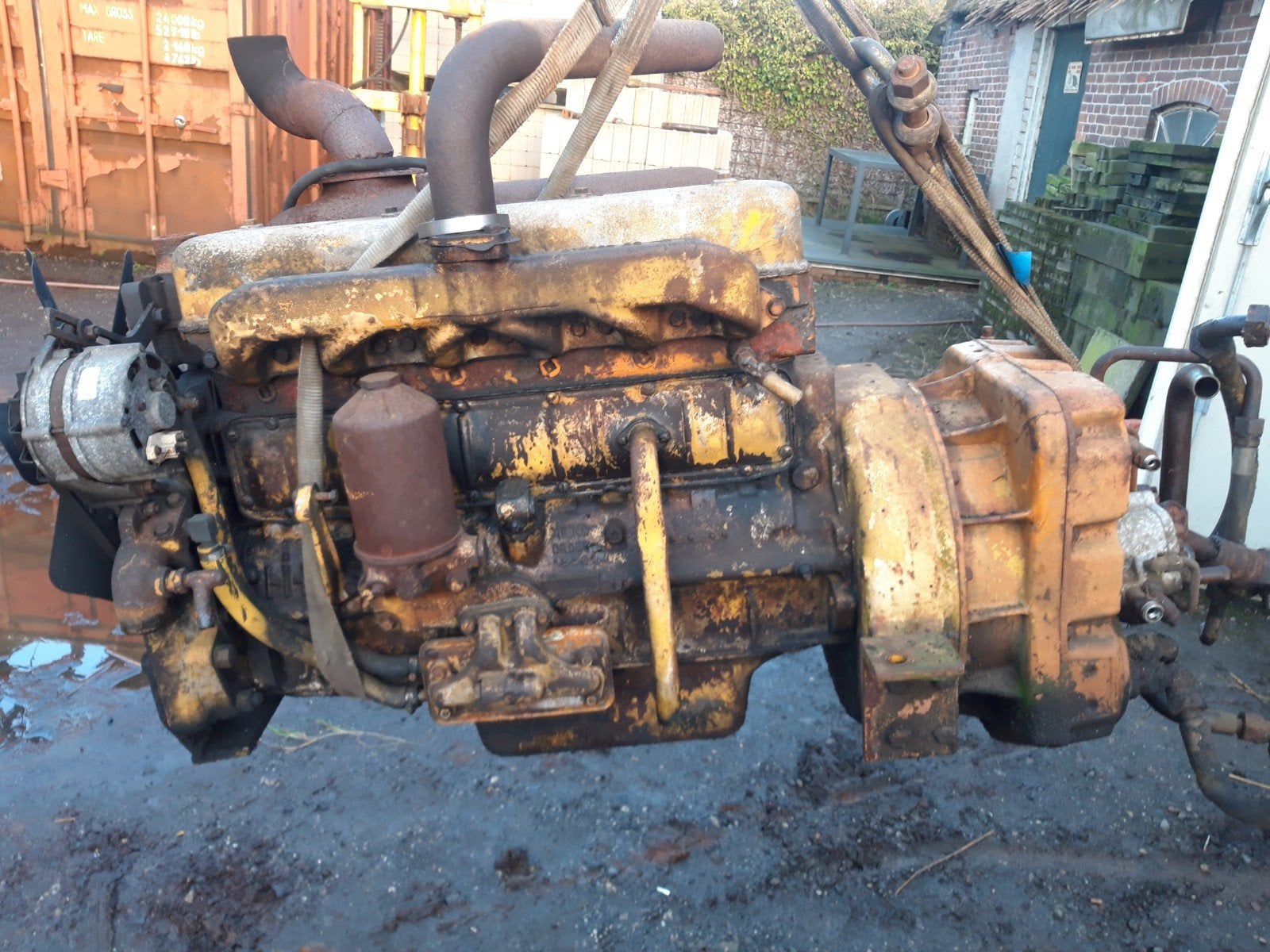 International Inter IH motor motorblok 6 cilinder D236, Ophalen, Gebruikt, Overige merken, Motor en Toebehoren