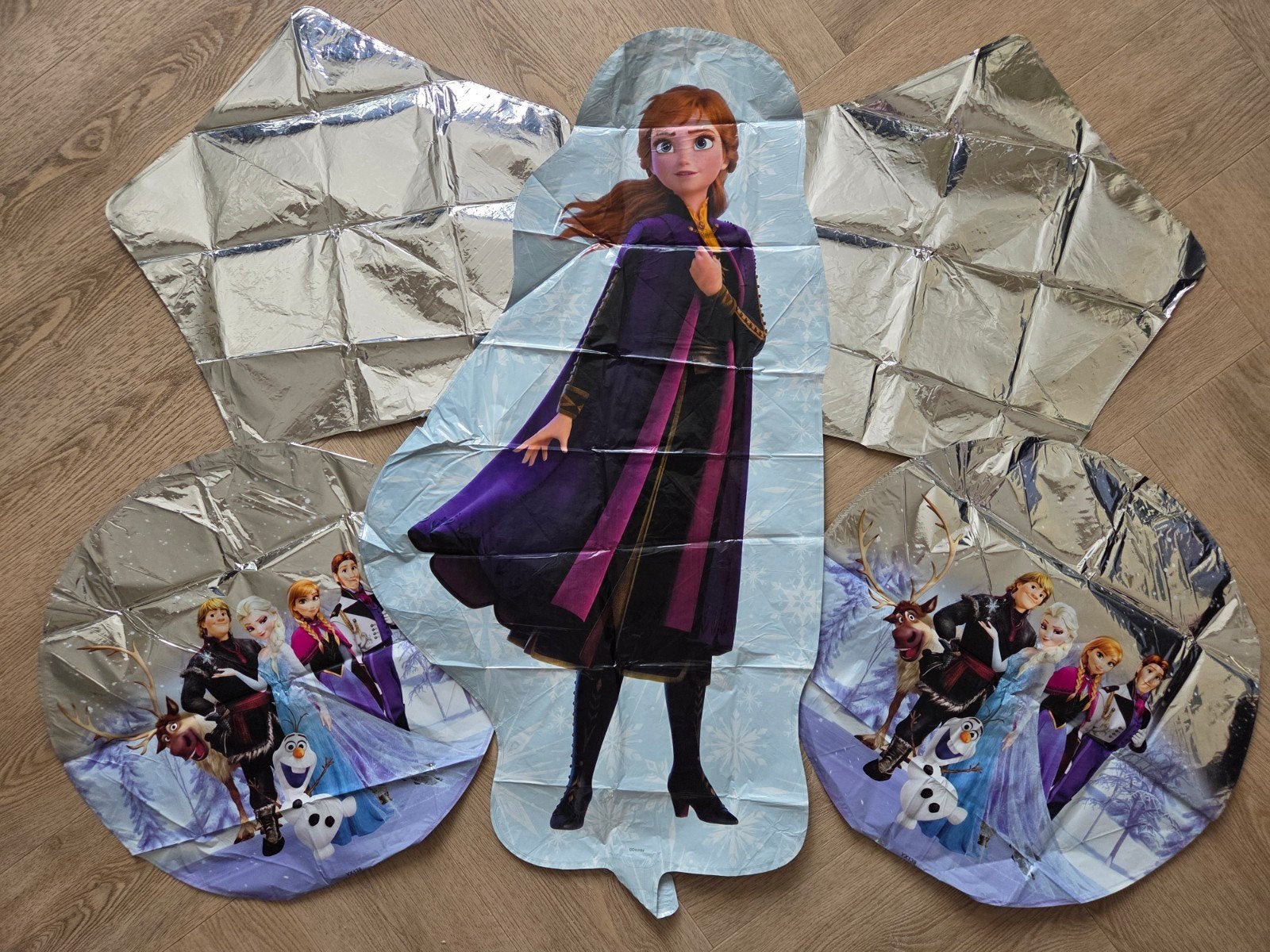 Frozen *set 2 * 5 folie ballonnen, Hobby en Vrije tijd, Feestartikelen, Ophalen of Verzenden, Nieuw, Versiering, Verjaardag