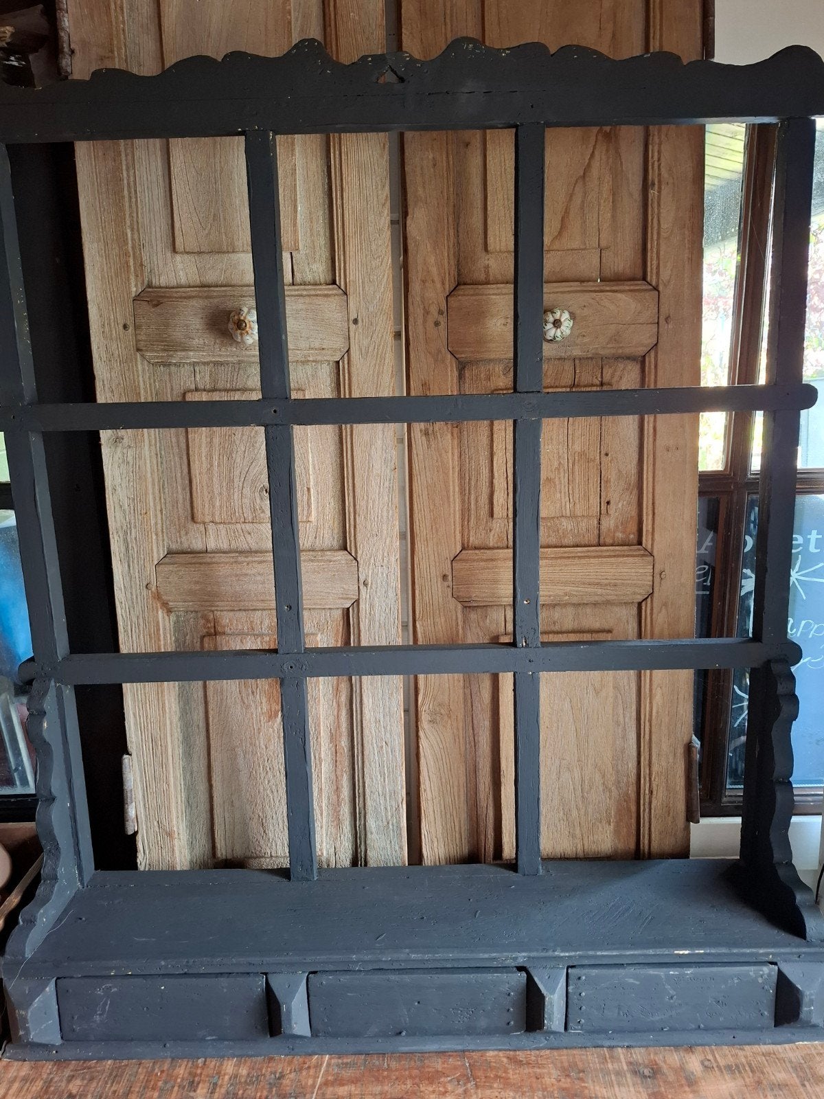 Houten tuinrek, Antiek en Kunst, Ophalen
