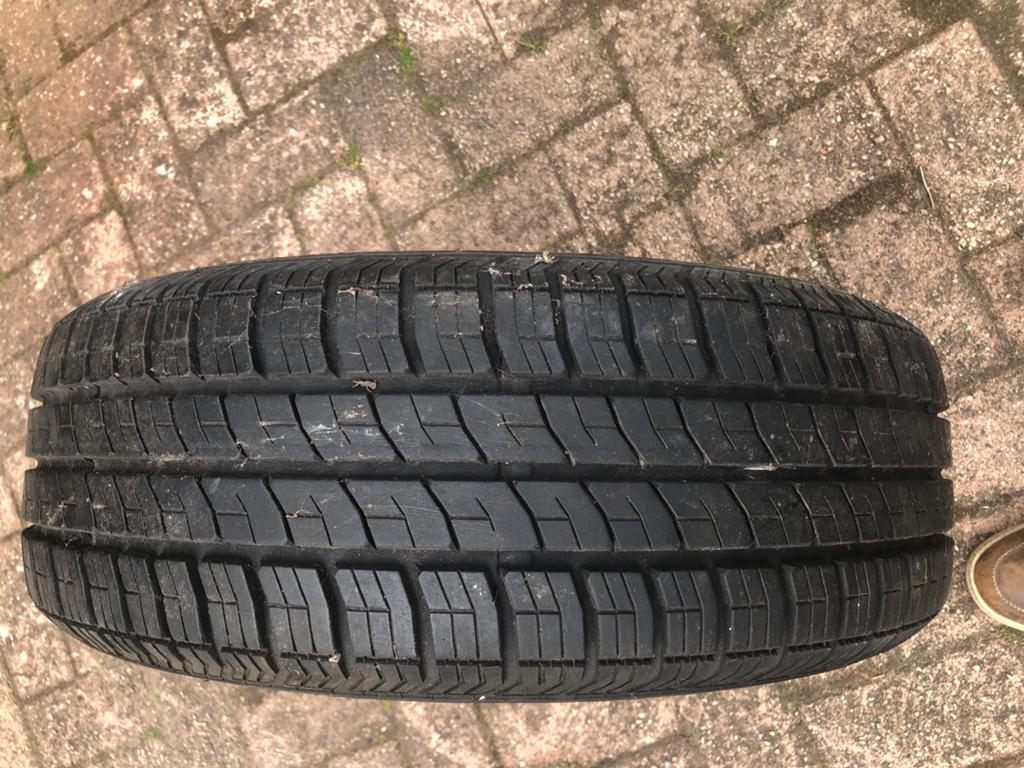 Continental ContiEcoContact 195/60 R15 band met velg, Ophalen of Verzenden, Zo goed als nieuw