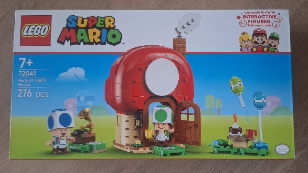 LEGO Super Mario Toads Huisfeestje 72041 NIEUW, Overige thema's, Nieuw, Ophalen of Verzenden, Complete set