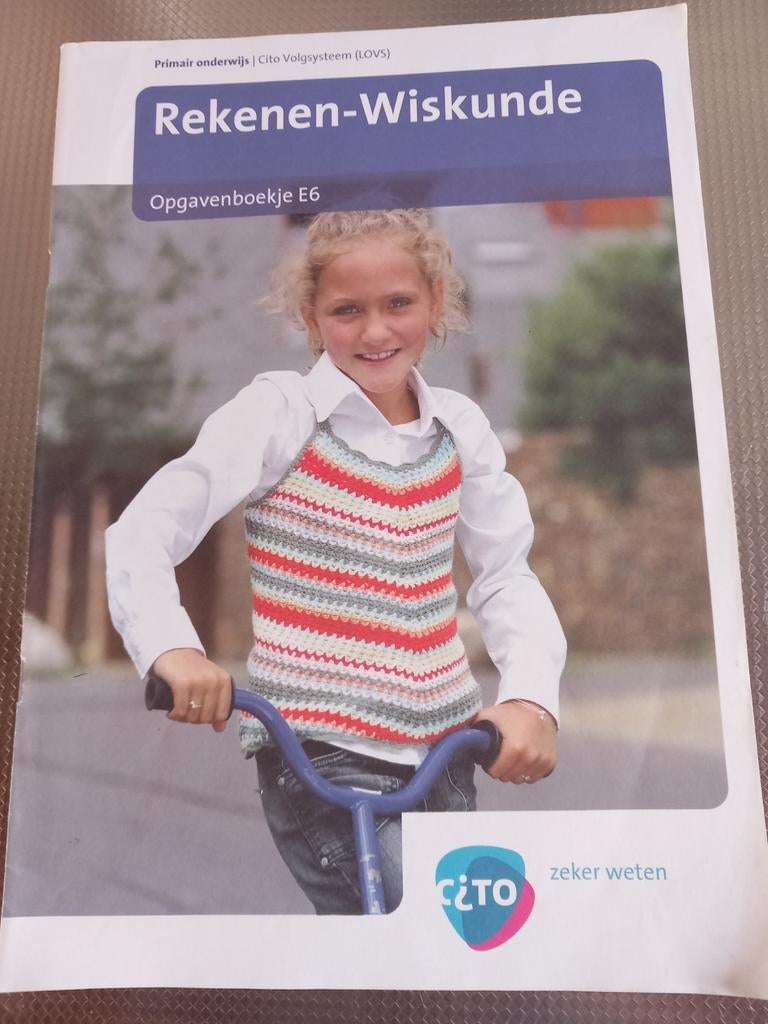 Cito Rekenen-Wiskunde Opgavenboekje E6 cito, Ophalen of Verzenden, Gelezen