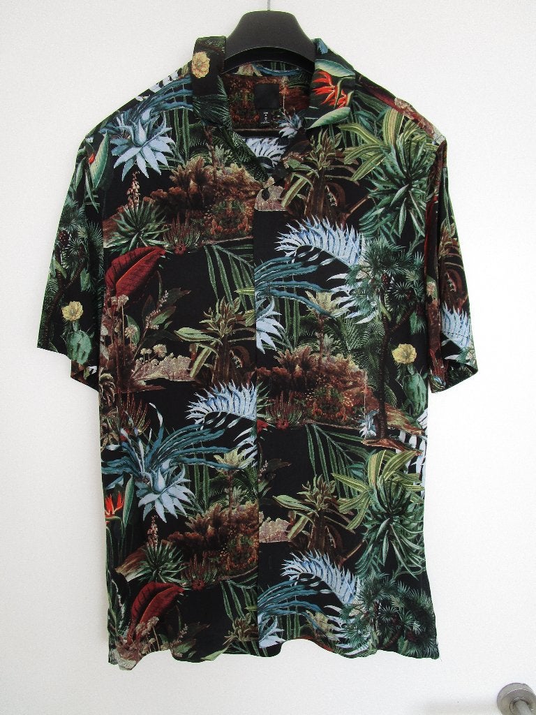 H&M blouse maat S, Halswijdte 38 (S) of kleiner, Zo goed als nieuw, H&M, Meerkleurig