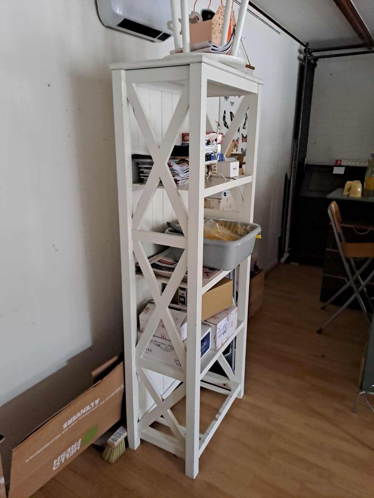 Leuke schappenkast/boekenkast zgan!, Ophalen of Verzenden, Zo goed als nieuw