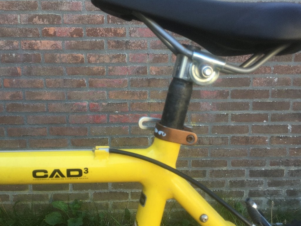 Amerikaans handgemaakt MTB frame - Kale uitvoering, Gebruikt, 49 tot 53 cm, Geen vering, Ophalen