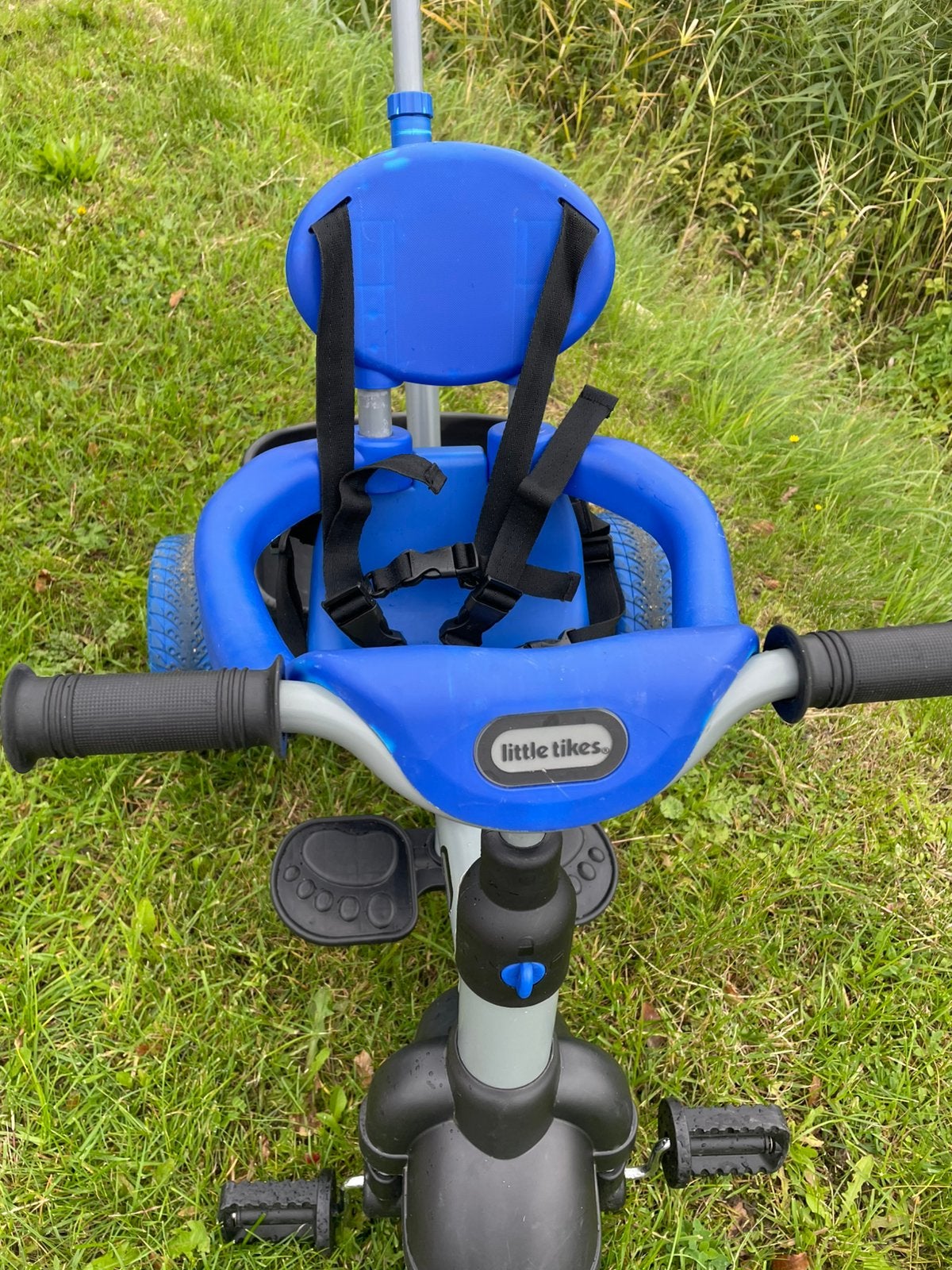 Blauwe Little tikes 4in1 driewieler ZO GOED ALS NIEUW, Ophalen, Zo goed als nieuw, Duwstang