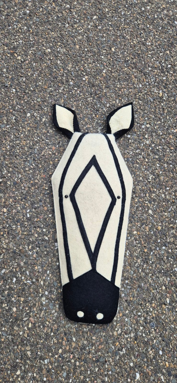 Zebra Dieren Hoofd Muurdecoratie, Ophalen, Zwart, Overige stijlen, Zo goed als nieuw