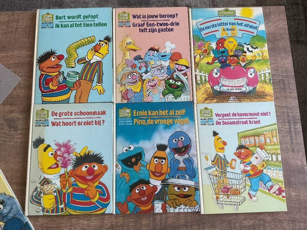 Sesamstraat kinderboeken, 5 of 6 jaar, Jongen of Meisje, Sprookjes, Ophalen