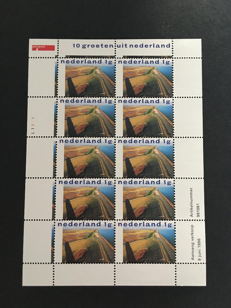 i159-V1766pf Nederland 1998 NVPH V1766 Postfris, Postzegels en Munten, Ophalen of Verzenden, Na 1940, Postfris