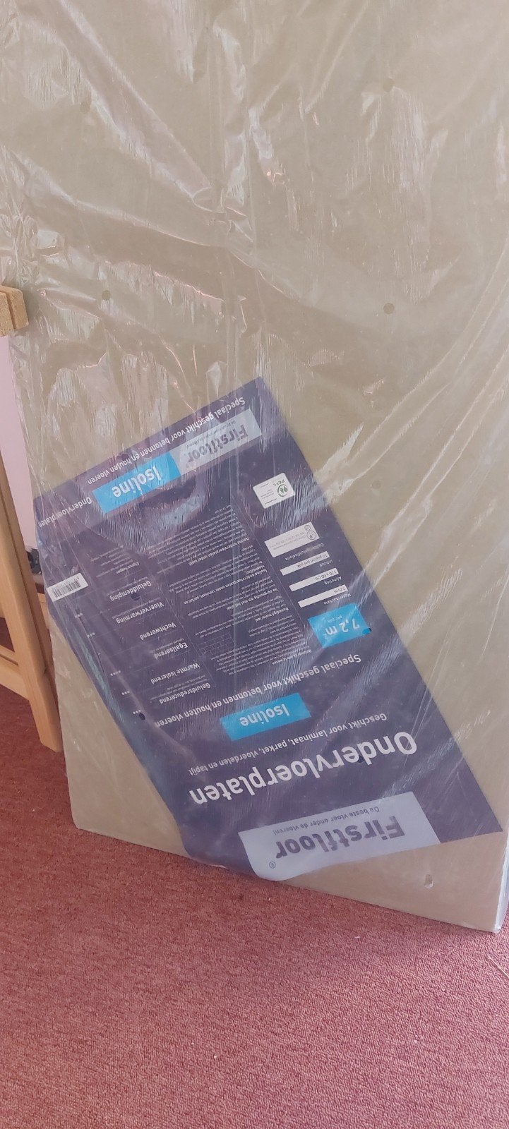 2 pakken Firstfloor Isoline ondervloerplaten, Doe-het-zelf en Verbouw, Vloerdelen en Plavuizen, Ophalen, Overige materialen, 30 cm of meer