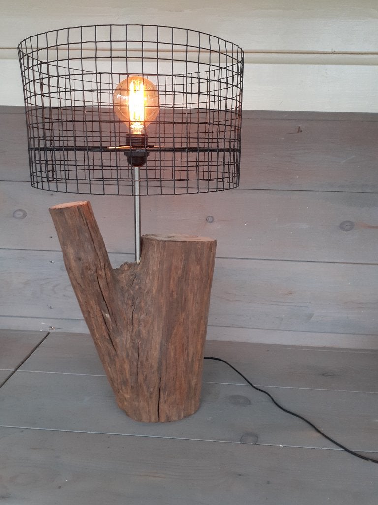 boomstamlamp, Huis en Inrichting, Ophalen, Minder dan 100 cm