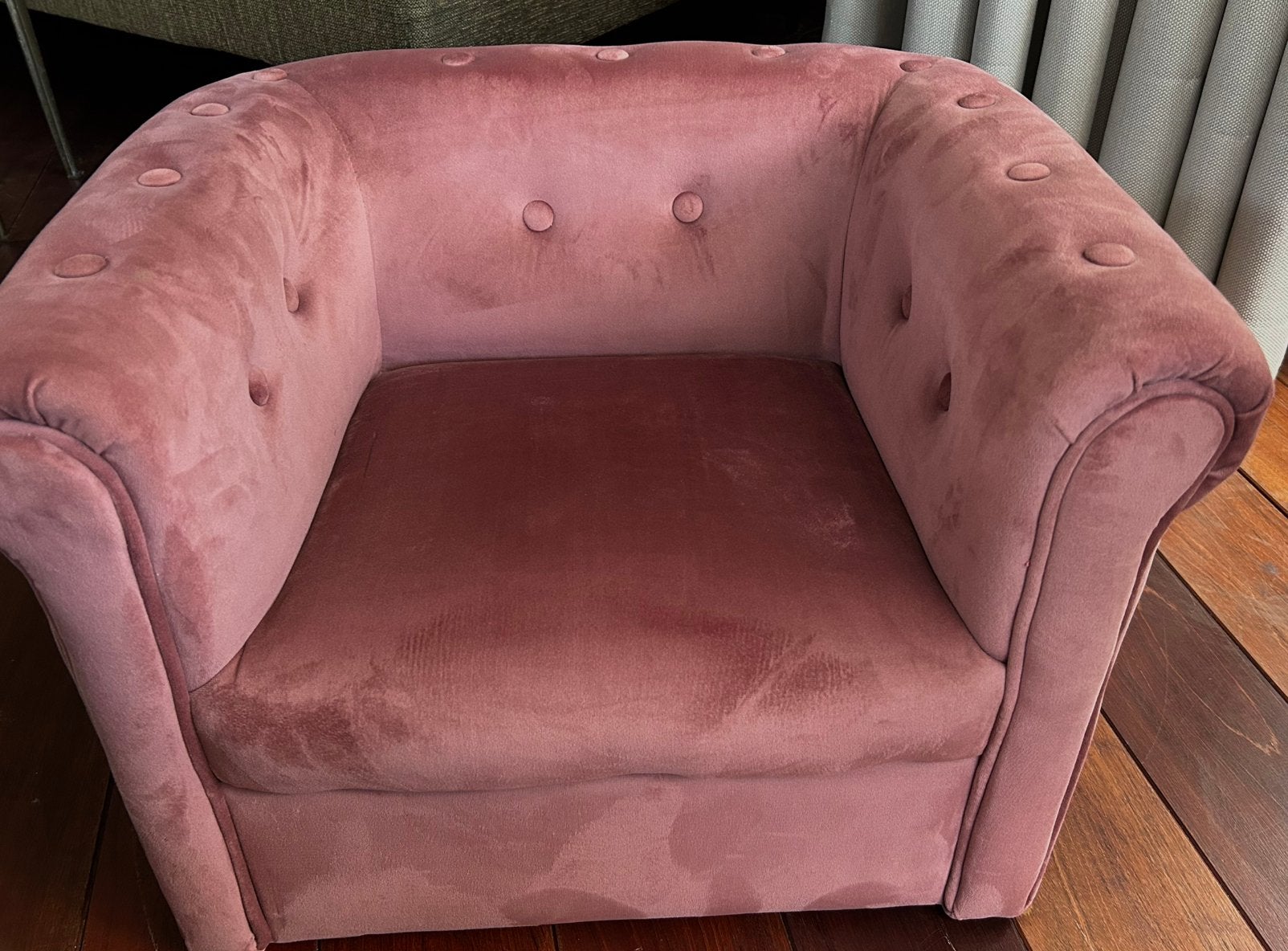 Oud Roze meisjes peuter/kleuter sofa, Kinderen en Baby's, Ophalen, Zo goed als nieuw