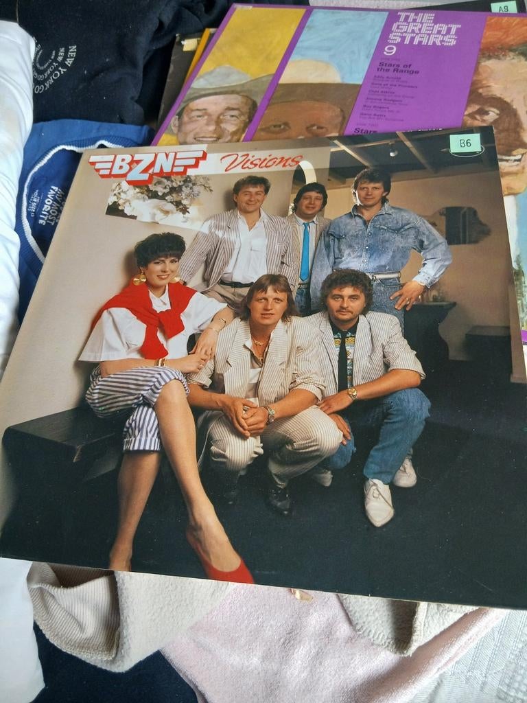 BZN - Visions LP Vinyl (1987), Cd's en Dvd's, Vinyl | Pop, Ophalen of Verzenden, 1980 - 1989, Gebruikt, 12 inch