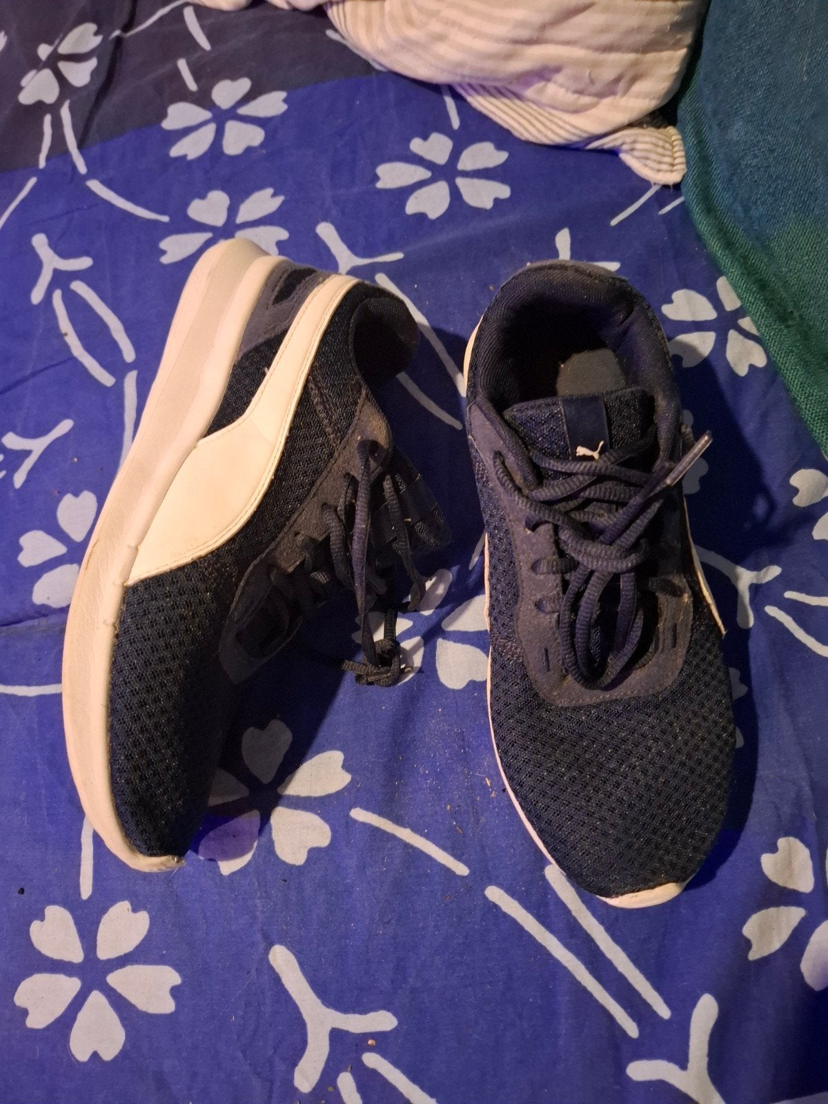Puma Sneakers - Donkerblauw met witte accenten, Ophalen, Sneakers of Gympen, Gedragen, Puma