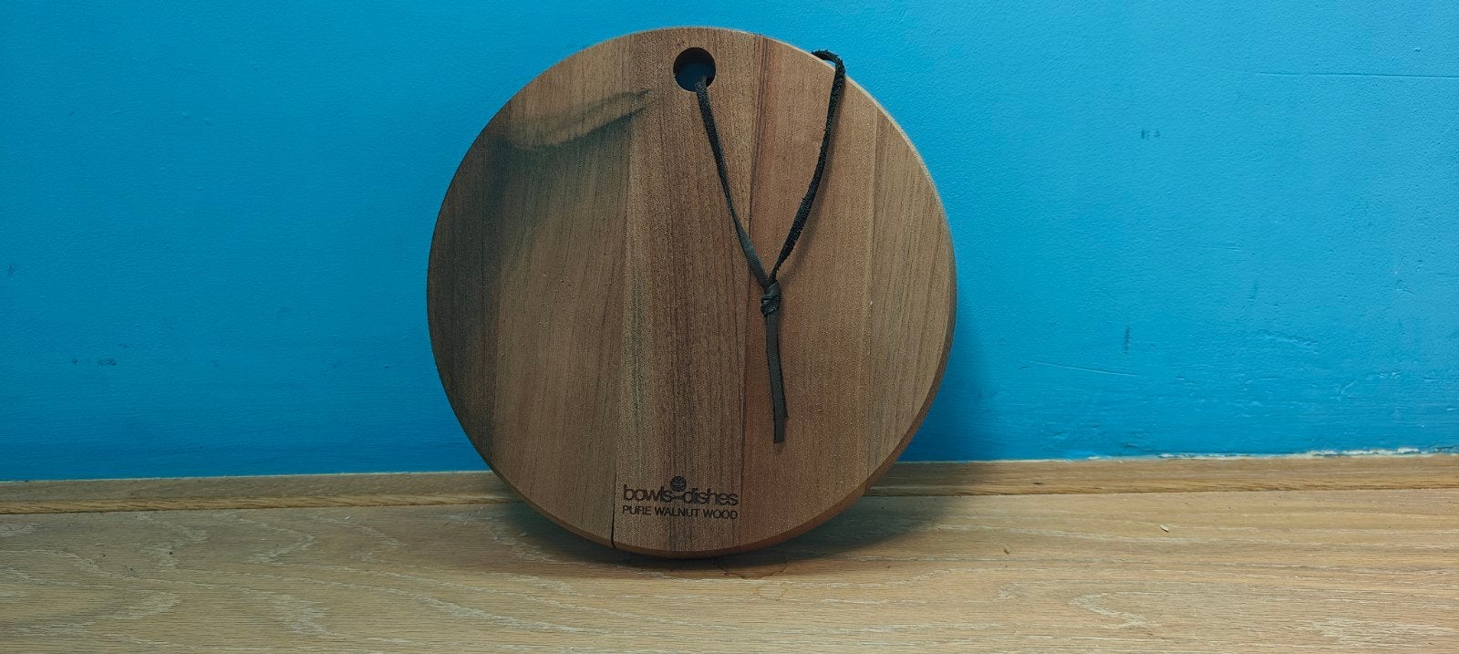 Walnoten serveer/snijplank 24 cm nieuw, Hout, Snij-/serveerplank, Nieuw, Ophalen of Verzenden