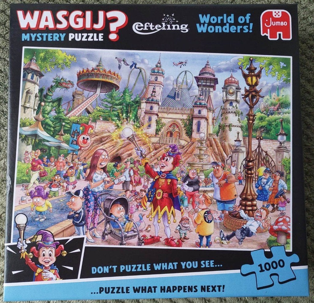 Wasgij - Mystery - Efteling, Ophalen, 500 t/m 1500 stukjes, Zo goed als nieuw, Legpuzzel