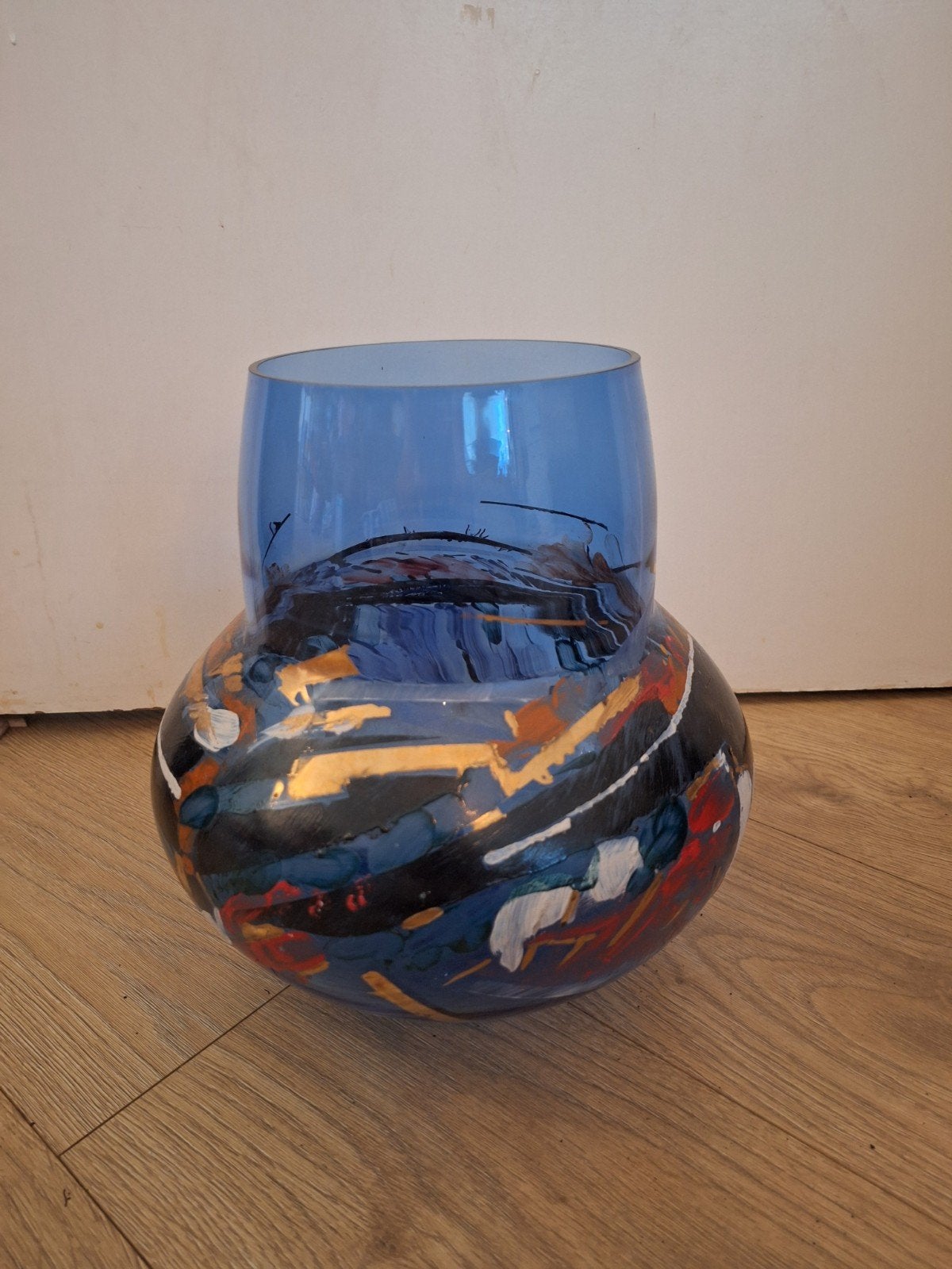 Jan Novotny 1929-2005, grote gesigneerde Unica vaas, Antiek en Kunst, Antiek | Glas en Kristal, Ophalen