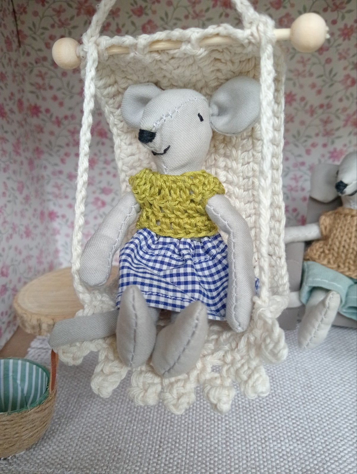 hangstoel muizenhuis/poppenhuis, Verzamelen, Poppenhuizen en Toebehoren, Ophalen of Verzenden, Nieuw, Poppenhuis