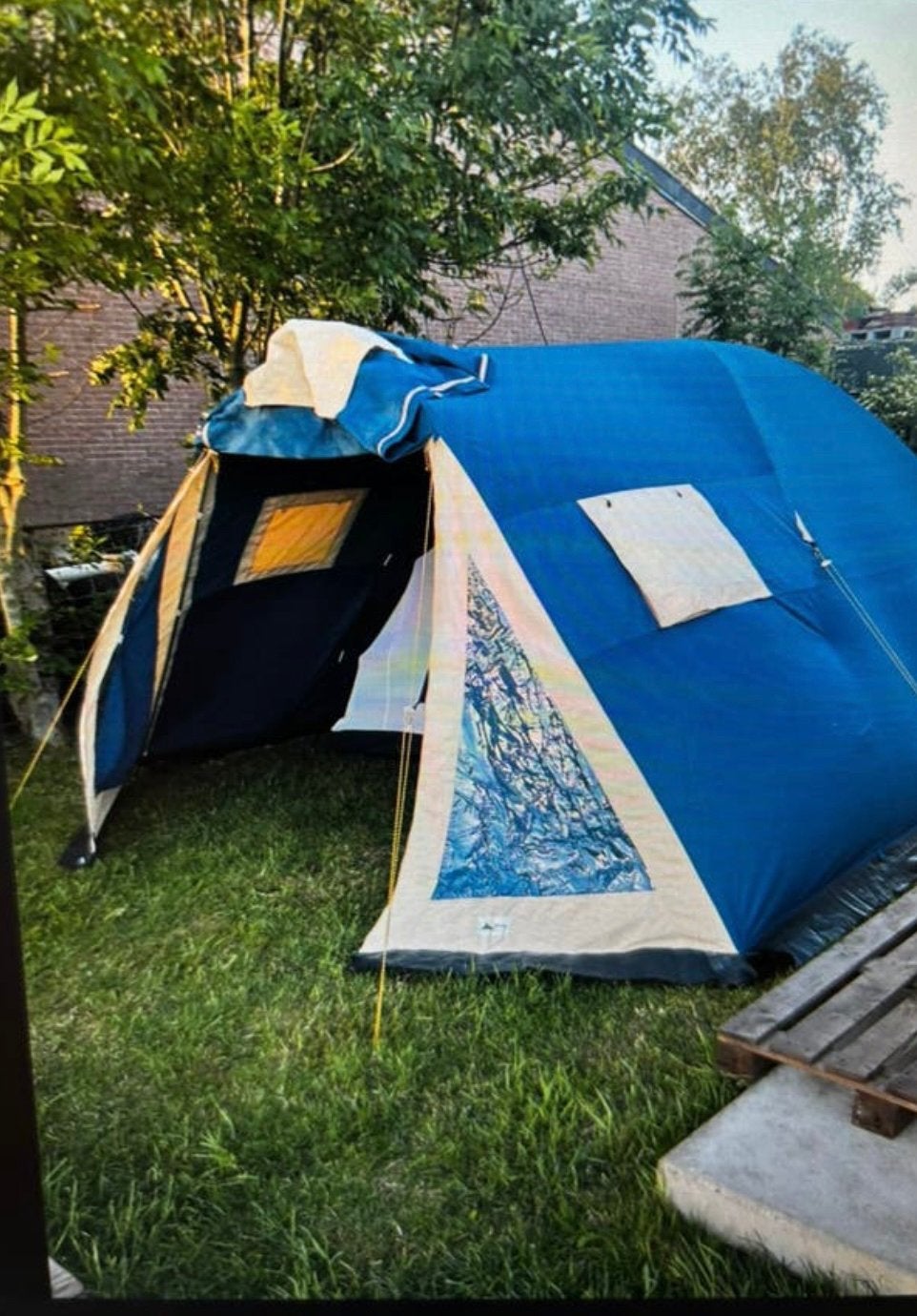 Karsten tent Rohne  – Ruime, stevige kwaliteits tent, Caravans en Kamperen, Tenten, Zo goed als nieuw, Ophalen