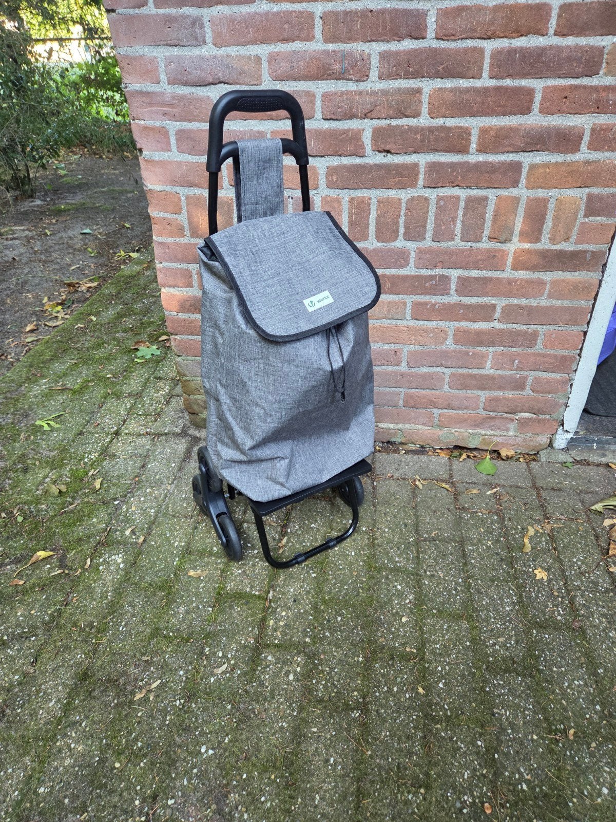 Boodschappen trolley met trap wielen, Ophalen, Zo goed als nieuw, Zwart, Shopper
