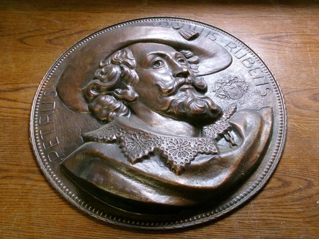 koperen bord met Rubens, Ophalen, Koper