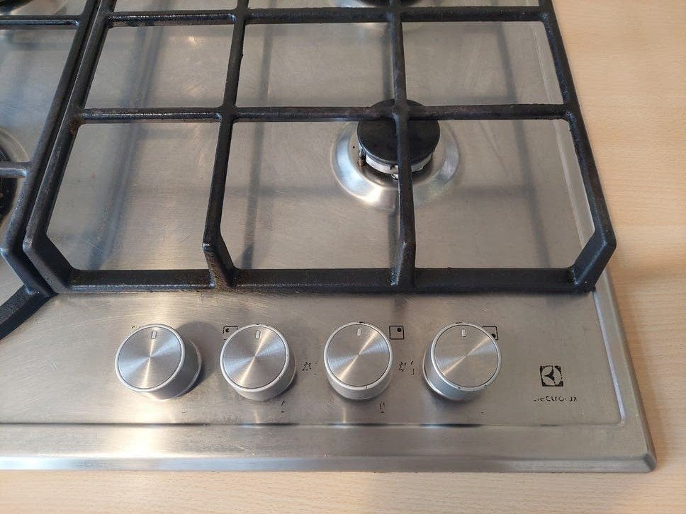 Electrolux 4-pits gasfornuis, goed werkend (51x59 cm), Ophalen, Gebruikt, Minder dan 85 cm, 4 kookzones