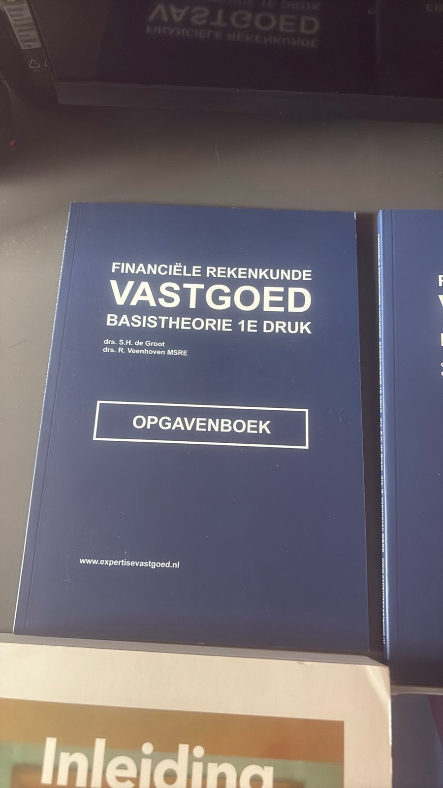 Boeken voor de studie Vastgoedkunde (HBO/WO), Boeken, Ophalen of Verzenden, Zo goed als nieuw, HBO