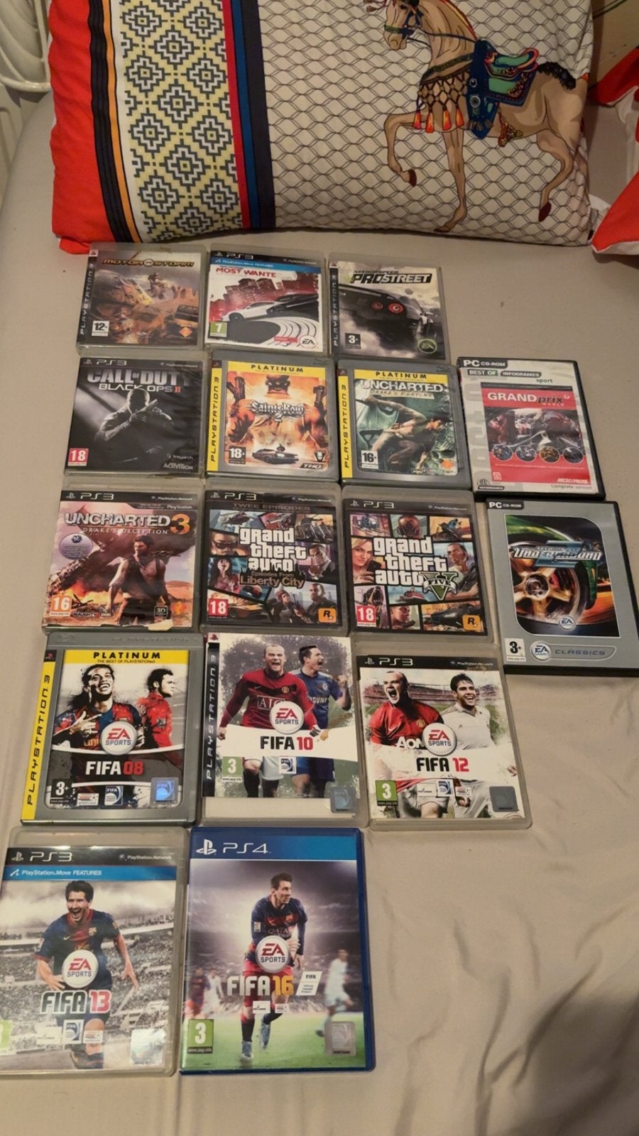 Grote collectie PlayStation en PC games, Gebruikt, Overige genres, Eén computer, Ophalen of Verzenden