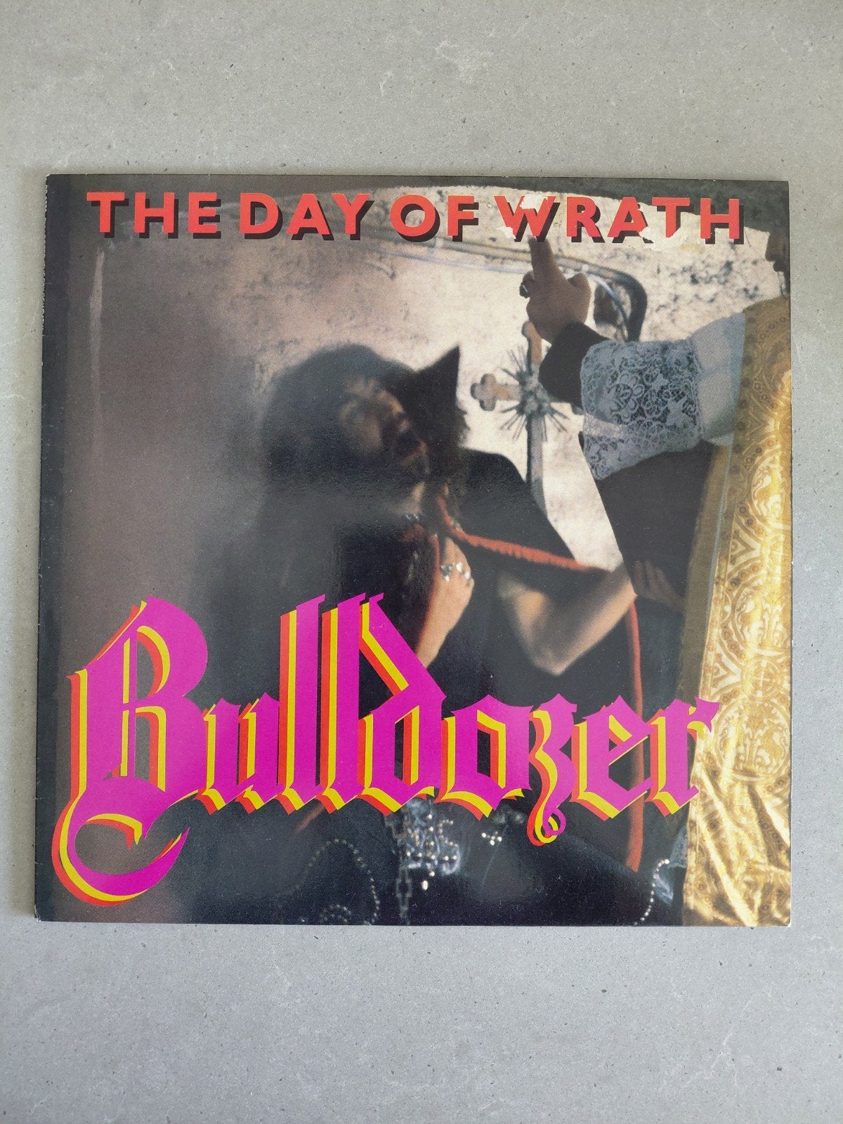 Bulldozer - The Day of Wrath LP (Roadrunner RR 9779), LP, Gebruikt, Originele persing, Ophalen of Verzenden