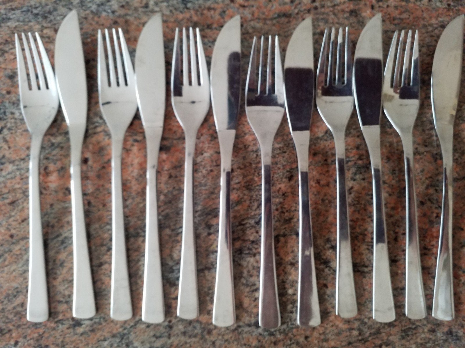 vis couvert sets 6 stuks € 20 compleet .WMF, Antiek en Kunst, Ophalen of Verzenden