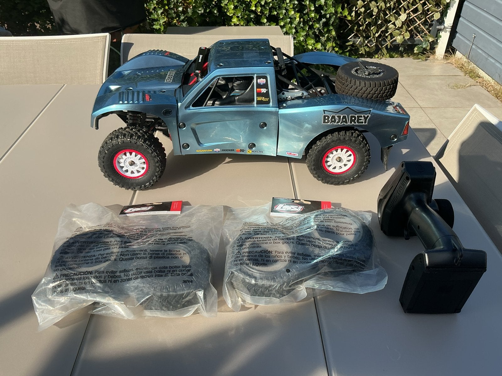 Losi Baja Rey V2 Spektrum 3S - GPM Upgrades, Auto offroad, Zo goed als nieuw, Schaal 1:10, Ophalen